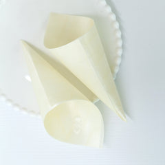 7.1″ Eco-Friendly Biodegradable Disposable Wooden Cone Food Containers Wooden Hand Rolled Sushi Containers-10pack*100pcs/carton