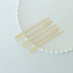3.9″ Natural Flat Bamboo Kebab Bamboo Skewer Bamboo Gun Skewers Wholesale-50pack*100pcs/carton
