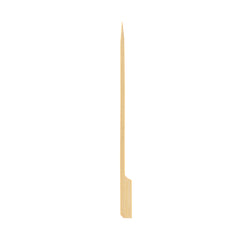 5.9″ Natural Flat Bamboo Kebab Bamboo Skewer Bamboo Gun Skewers Wholesale-50pack*100pcs/carton