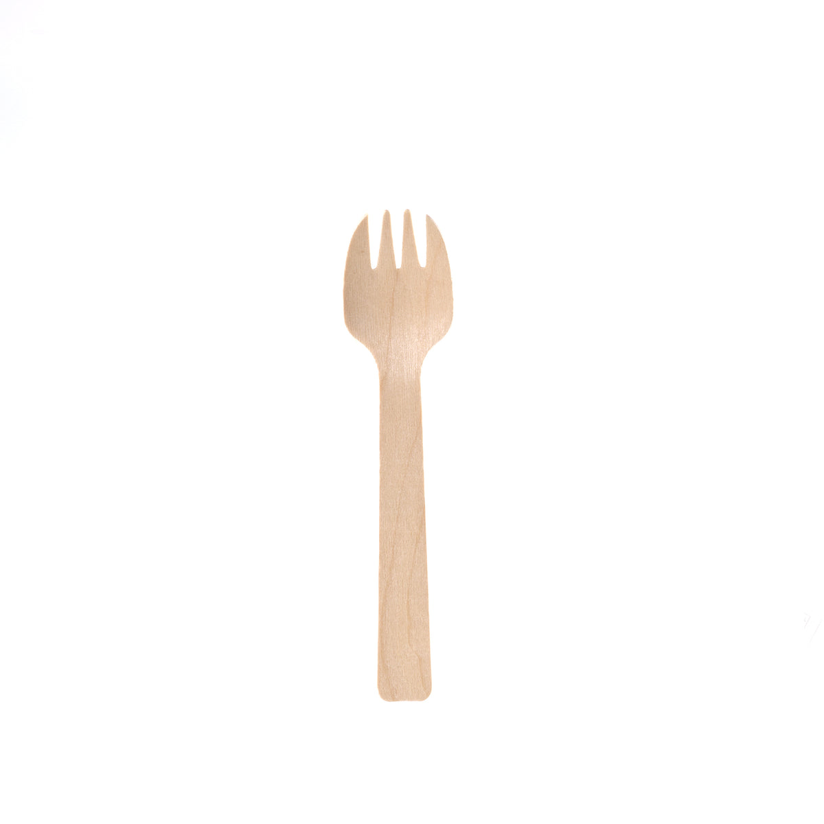 105mm Eco-Friendly Biodegradable Disposable Wooden Spork-25pack*100pcs/carton