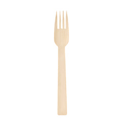 Disposable Bamboo Fork Biodegradable Bamboo Fork-10pack*100pcs/carton