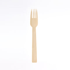 Disposable Bamboo Fork Biodegradable Bamboo Fork-10pack*100pcs/carton