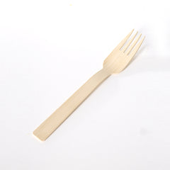 Disposable Bamboo Fork Biodegradable Bamboo Fork-10pack*100pcs/carton