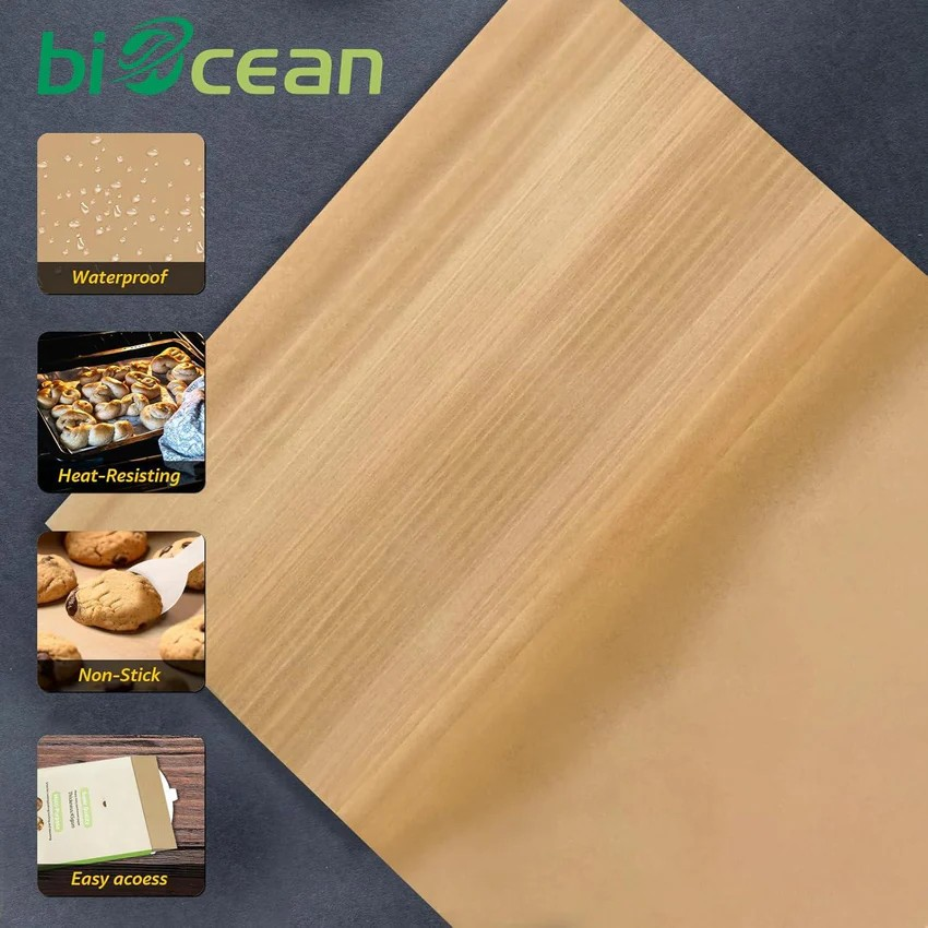 16" x 24" Full Size Heavy Duty Non-Stick Baking Parchment Paper / Pan Liner Sheet - 100 PCS/Pack